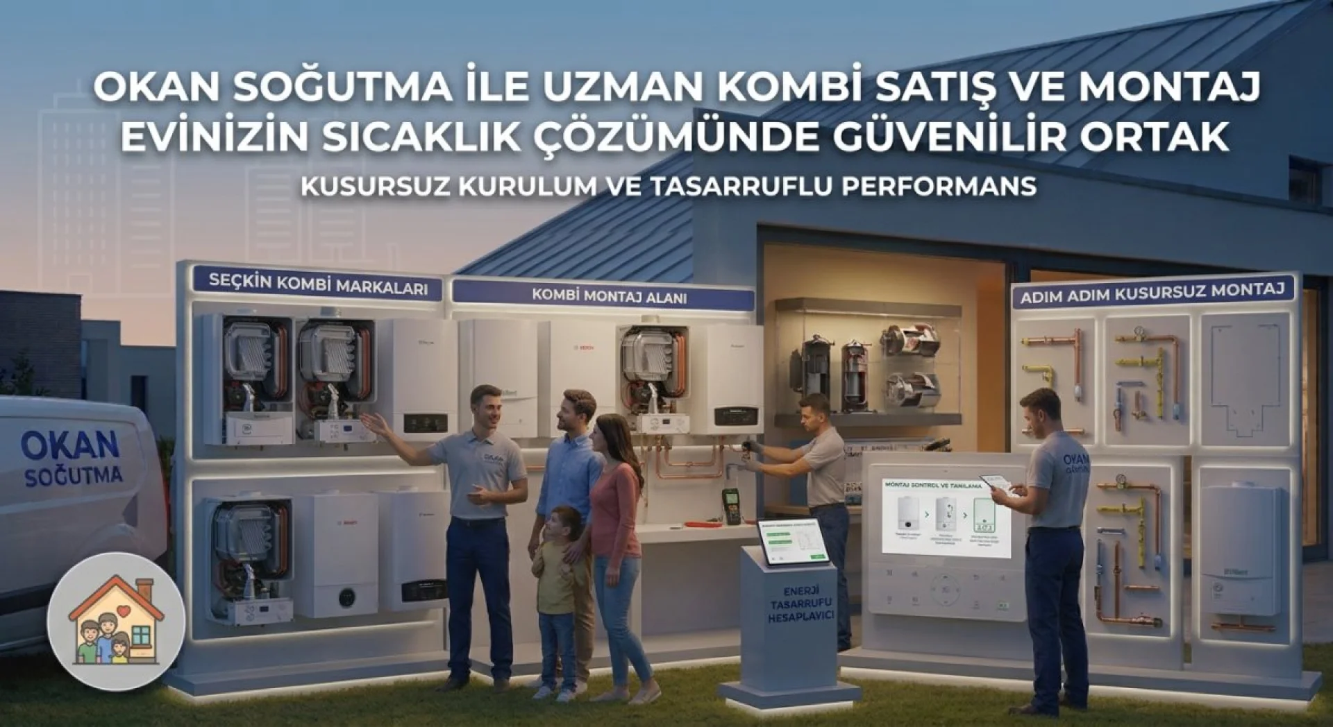 Kombi Satış ve Montaj Görseli